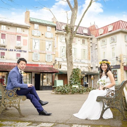 絵本の世界観の中で記念の写真が撮れました!